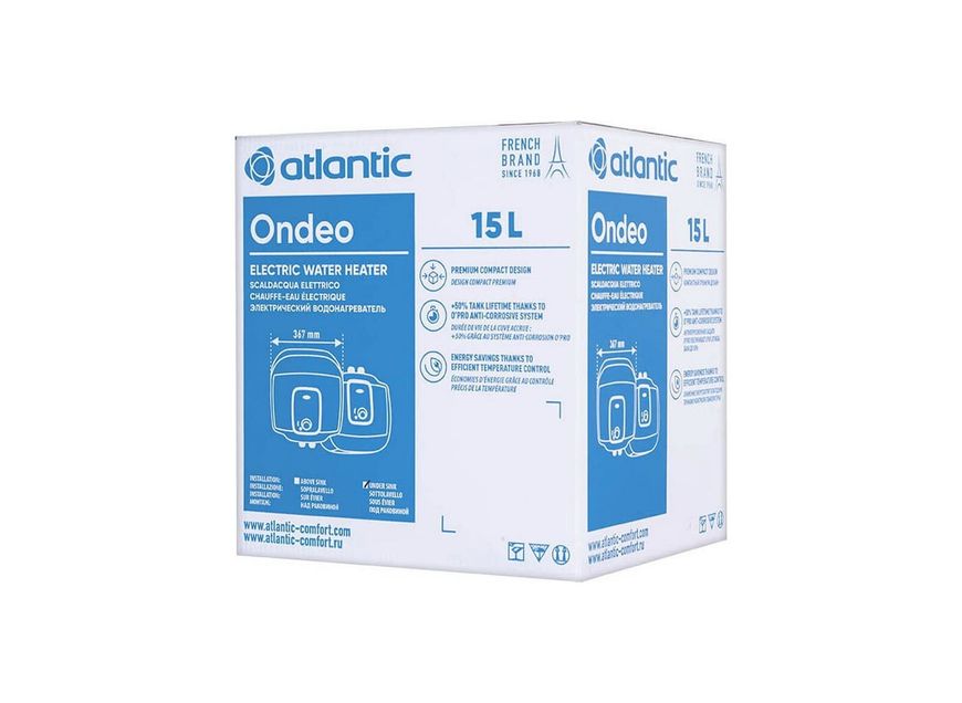 Електричний водонагрівач ATLANTIC ONDEO+ SWH 15U M-3 - 821431