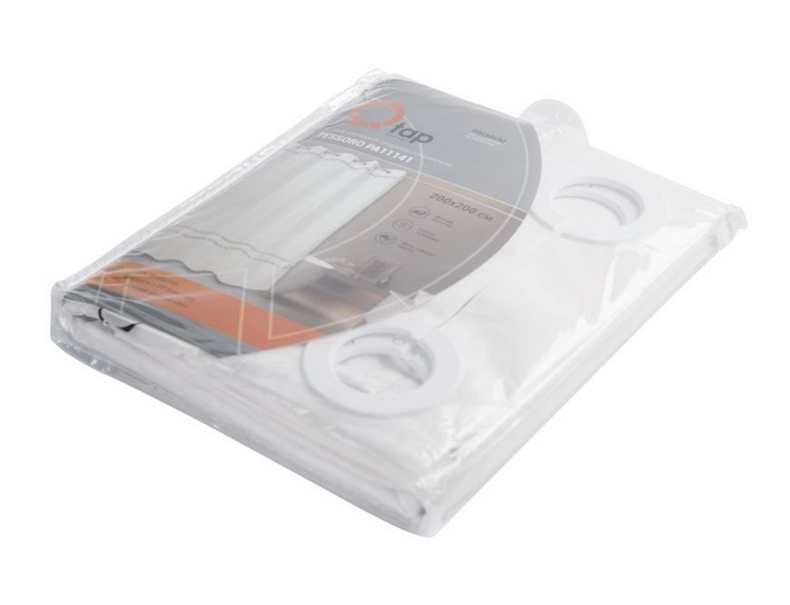 Шторка для ванной QTAP Tessoro PA11141 200х200 - QTPA11141