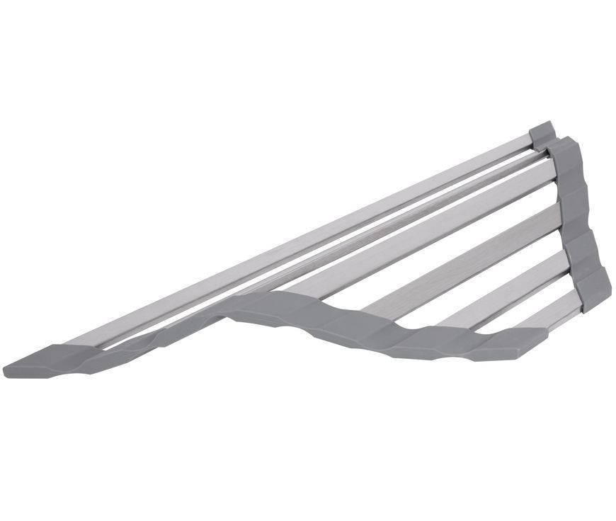 Сушарка для посуду на кухонну мийку кутова Lidz Acsis LA19 Gray 478х200х4 мм LDACSLA19GRA49772