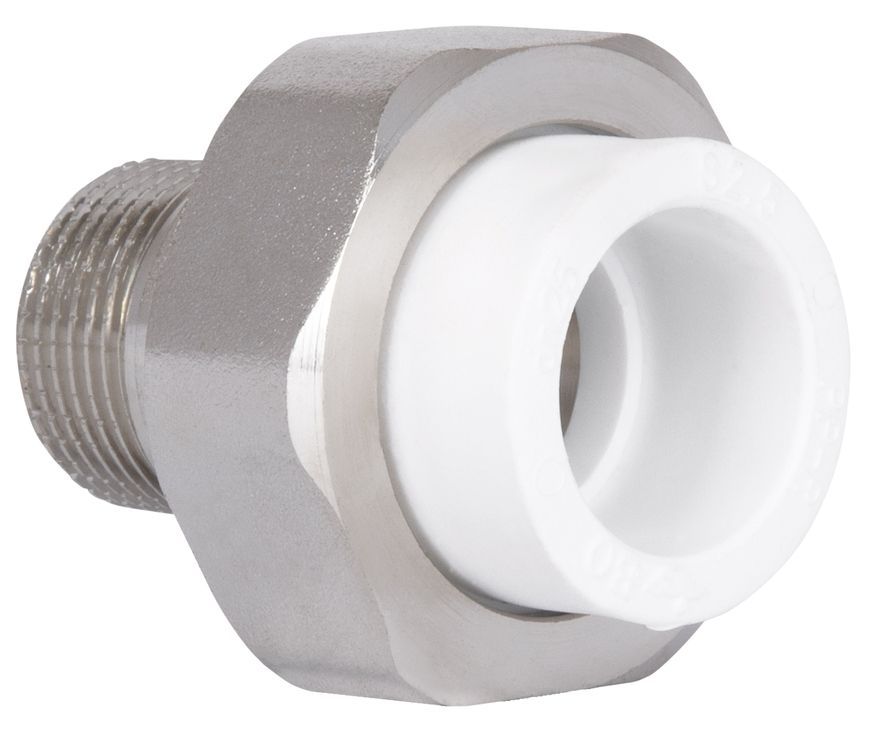 Муфта американка полипропиленовая PPR Blue Ocean "Белый" латунь 25х3/4" НР SD00042216 - SD00042216
