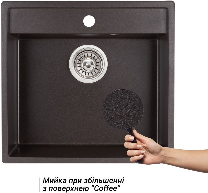 Кухонная мойка QTAP CS 5250 Coffee (QT5250COF551) - QT5250COF551
