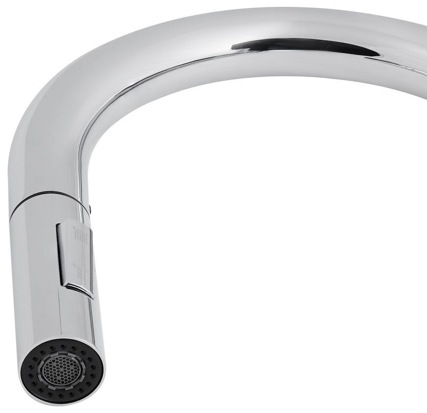 Змішувач для кухні Qtap Lenicka з висувним виливом Chrome QTLEN9138103UC - QTLEN9138103UC