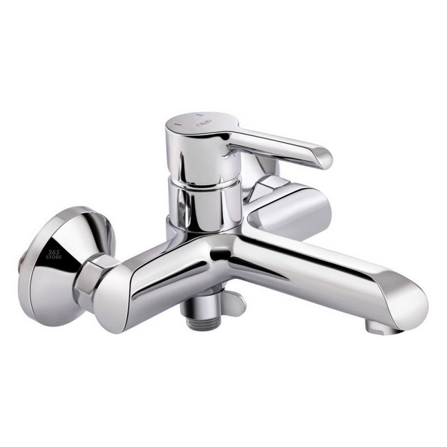 Змішувач для ванни Qtap Grand CRM 006 з коротким виливом QTGRACRM006 - QTGRACRM006