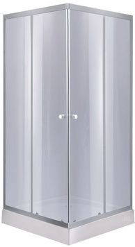 Душова кабіна LIDZ WAWEL 80x80, низький, скло тонов. 4 мм - LWASC8080SATLOWGR