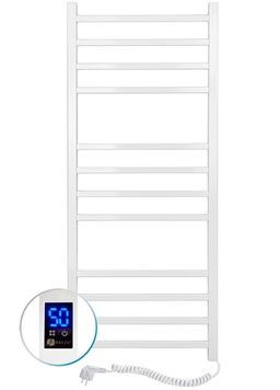 Полотенцесушитель электрический NAVIN Loft 500х1200 Sensor таймер регулятор правый белый 12-143053-5012 - 12-143053-5012