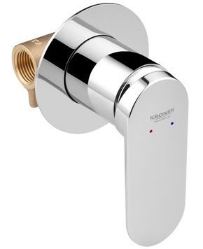 Змішувач для душу прихованого монтажу Kroner Element 211433-0101 латунь, хром CV035972 - Element 211433-0101