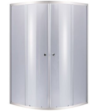 Душова кабіна LIDZ ŁATWA 90x90, SC90x90.SAT.HIGH.GR, скло тоноване 4 мм, без піддону - LLSC9090SATHIGHGR2
