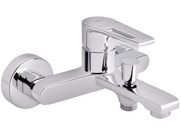 Смеситель для ванны с коротким изливом QTAP Tern QTTER3061102C хром - QTTER3061102C