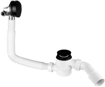 Сифон McALPINE "клік-клак" для ванни HCN2600CC-15MM-MB чорний матовий - HCN2600CC-15MM-MB