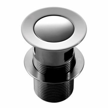 Донний клапан IMPRESE Pop-up хром для раковини 1 1/4" з переливом - PP280stribro