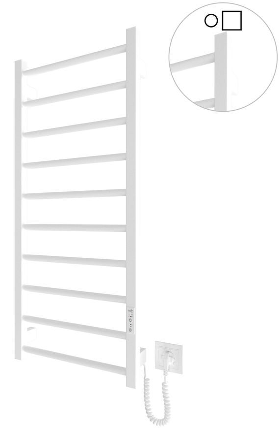 Полотенцесушитель электрический Hygge Family HF Leeds 970х430 белый матовый 6.1.0803.06.WM - 6.1.0803.06.WM