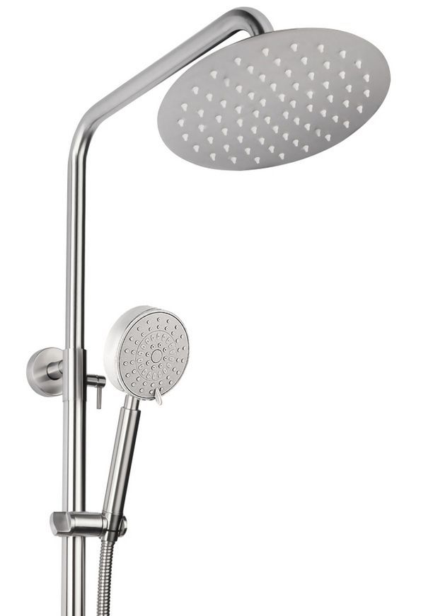 Душевая система LIDZ Aria 1031 с смесителем и изливом Nickel LDARI1031NKS34933 - LDARI1031NKS34933
