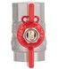 Кран шаровой прямой Thermo Alliance Standart 1/2" ВР для воды (бабочка) PN40 SD602NW15PN40 - SD602NW15PN40 - 8