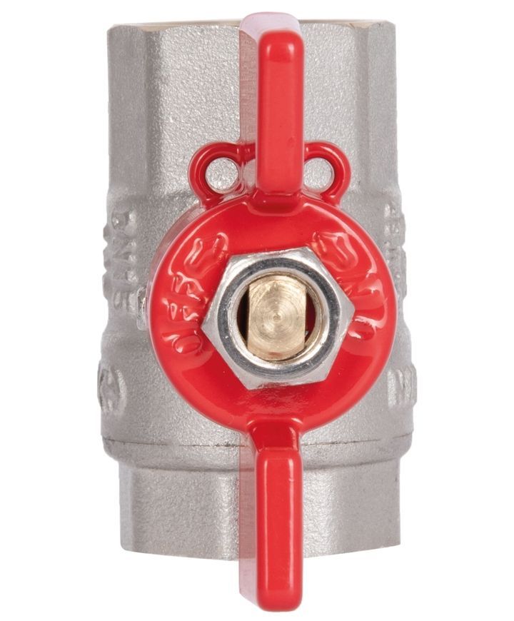 Кран шаровой прямой Thermo Alliance Standart 1/2" ВР для воды (бабочка) PN40 SD602NW15PN40 - SD602NW15PN40
