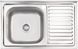 Кухонна мийка Lidz 5080-L Satin 0,8 мм LIDZ5080LSAT08 - LIDZ5080LSAT08 - 1