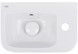 Раковина QTAP Tern 375х245х135 White с донным клапаном QT171110100RW - QT171110100RW - 1