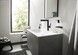 Смеситель для раковины HANSGROHE Finoris 230 2jet выдвижной излив Matt Black 76063670 черный матовый с д/к push-open - 76063670 - 15