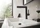 Смеситель для раковины HANSGROHE Finoris 230 2jet выдвижной излив Matt Black 76063670 черный матовый с д/к push-open - 76063670 - 7