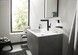 Смеситель для раковины HANSGROHE Finoris 230 2jet выдвижной излив Matt Black 76063670 черный матовый с д/к push-open - 76063670 - 14
