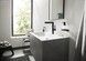 Смеситель для раковины HANSGROHE Finoris 230 2jet выдвижной излив Matt Black 76063670 черный матовый с д/к push-open - 76063670 - 13