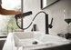 Смеситель для раковины HANSGROHE Finoris 230 2jet выдвижной излив Matt Black 76063670 черный матовый с д/к push-open - 76063670 - 11