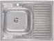 Кухонна мийка IMPERIAL 6080-L Decor 0,6 мм (IMP6080L06DEC) - IMP6080L06DEC - 1