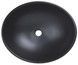 Раковина-чаша Qtap Dove накладна овальна 410х335х150 Matt Black QT06116062AMB - QT06116062AMB - 3