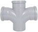 Хрестовина каналізаційна Ostendorf-OSMA HT-System PLUS d110/110/110/110&times;87&deg; SD00057309