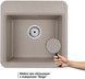 Кухонна мийка QTAP CS 5151 Beige (QTCS5151BEI) - QTCS5151BEI - 2