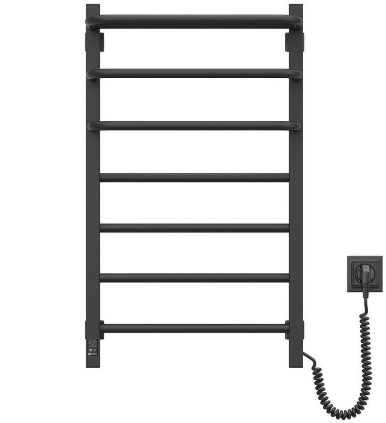 Рушникосушарка електрична NAVIN Fortis 480х800 Sensor права 12-253053-4880 чорний муар - 12-253053-4880