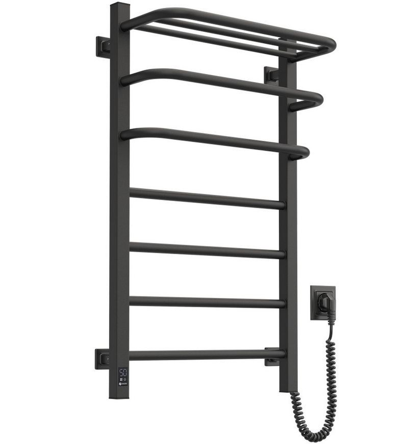 Рушникосушарка електрична NAVIN Fortis 480х800 Sensor права 12-253053-4880 чорний муар - 12-253053-4880