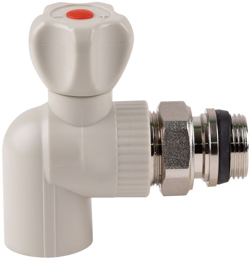 Кран шаровой радиаторный PPR THERMO ALLIANCE 25х3/4" угловой - DSW432