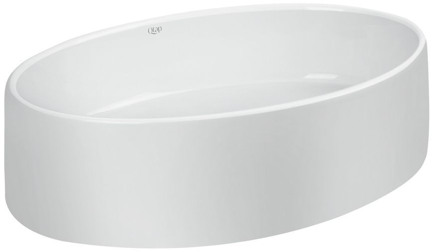 Раковина-чаша QTAP Kolibri 495x360x140 White с донным клапаном QT10113054W - QT10113054W