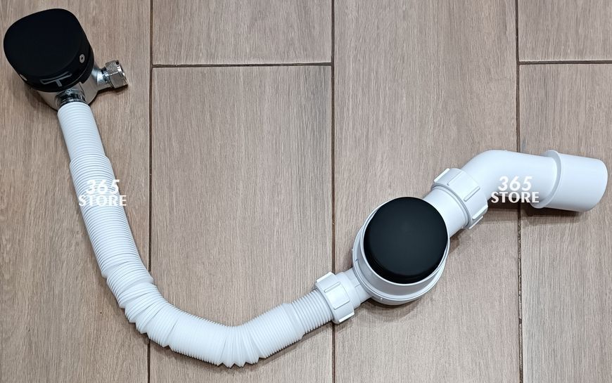 Сифон McALPINE "клик-клак" для ванны HCN2600CC-15MM-MB черный матовый - HCN2600CC-15MM-MB