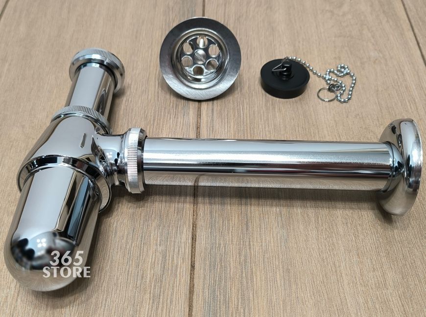 Сифон для умивальника McALPINE 1 1/4&Prime; x 32 мм хром латунь 200+255CB - 200+255CB
