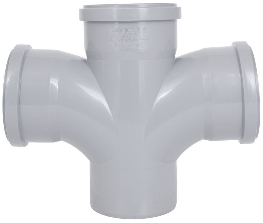 Хрестовина каналізаційна Ostendorf-OSMA HT-System PLUS d110/110/110/110&times;87&deg; SD00057309