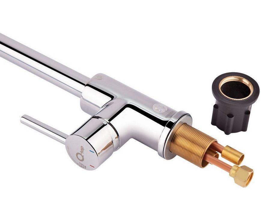 Кухонный смеситель QTAP Spring 007F-2 QTSPRCRM007F2 с подключением к фильтрованной воде - QTSPRCRM007F2