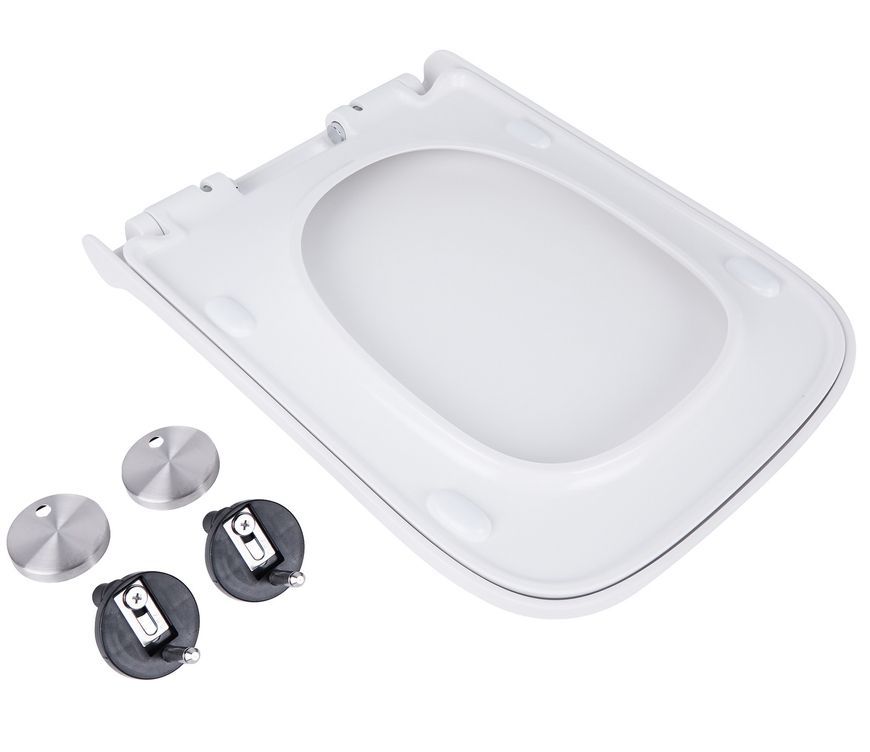 Сидіння для унітаза Qtap Tern White, з мікроліфтом, Slim Duroplast, Quick Release QT99HY2238W - QT99HY2238W