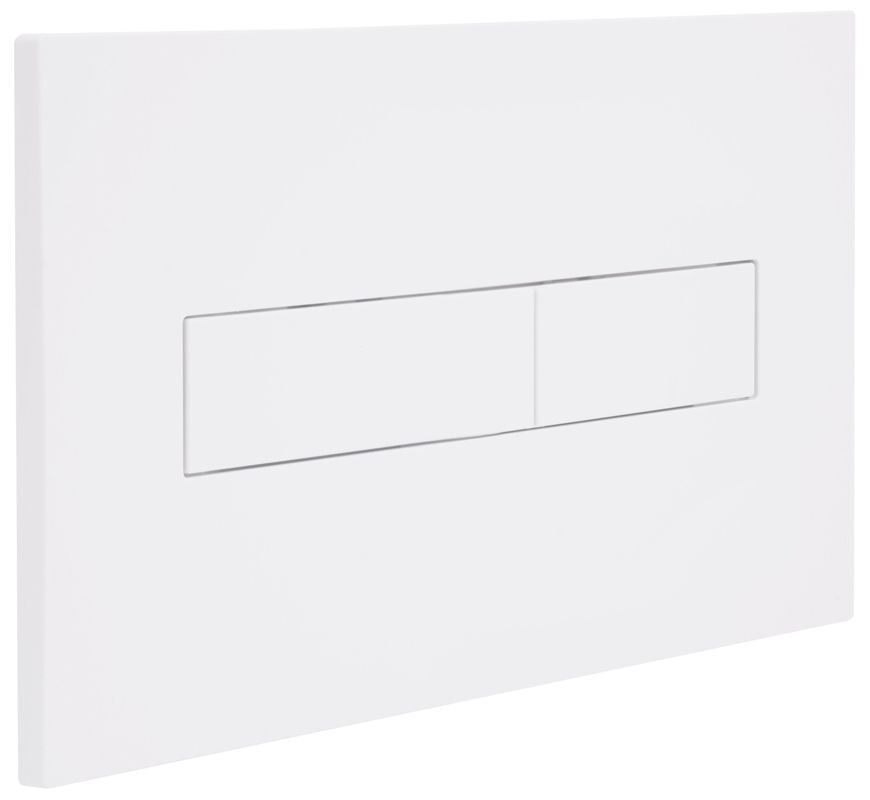 Клавіша змиву Qtap Standard 152x236x28 мм, White, лінійна QTSTD164W49471 - QTSTD164W49471