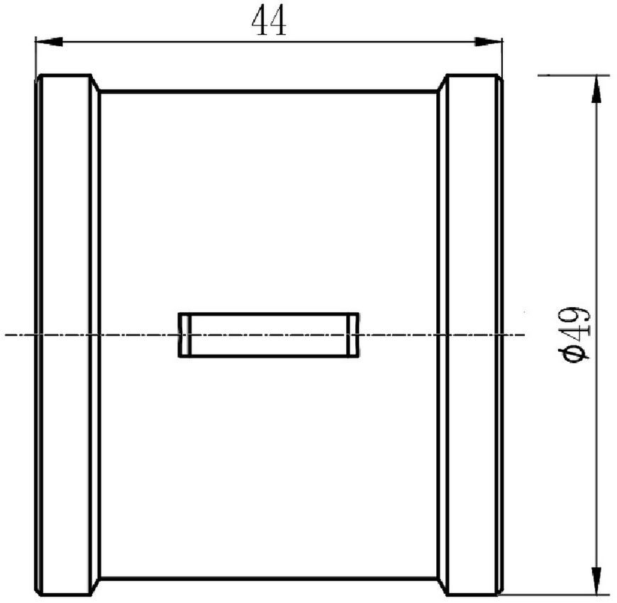 Муфта латунна SD Forte 1 1/4"х1 1/4" рівнопрохідна нікельована SF35632