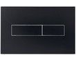 Клавіша змиву Qtap Standard 152x236x28 мм, Matt Black, лінійна QTSTD164BLM49473