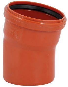 Колено канализационное Ostendorf-OSMA KG System d110&times;15&deg; SD00057233