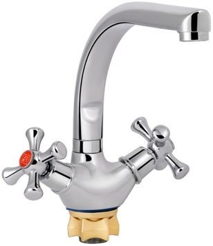 Змішувач для кухні Lidz Lamb 276F двохвентильний Chrome LDLAM276FCRM22019 - LDLAM276FCRM22019