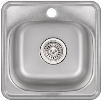 Кухонна мийка LIDZ 3838 Satin 0,6 мм LIDZ3838SAT06 - LIDZ3838SAT06