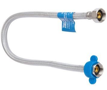 Шланг для підключення води Thermo Alliance Standart 100 см 1/2"x1/2" ВВ нерж. обплетення в силіконі TAS389W100