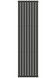 Радиатор водяной дизайнерский NAVIN Ellipse Double 480х1800-8 anticor черный муар 02-245033-4818 - 02-245033-4818 - 1