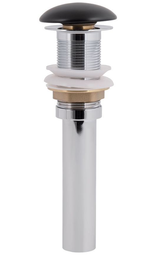 Раковина-чаша Qtap Dove накладна овальна 410х335х150 Matt Black з донним клапаном QT063078MBMBN47307 - QT063078MBMBN47307