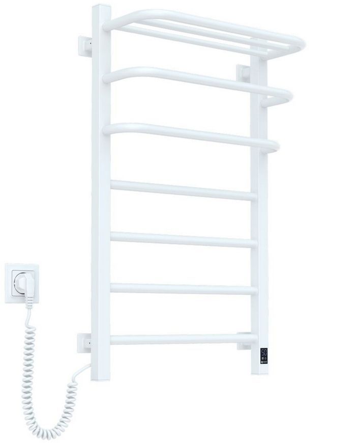 Рушникосушарка електрична NAVIN Fortis 480х800 Sensor ліва 12-153153-4880 біла - 12-153153-4880