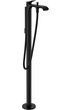 Смеситель для ванны напольный HANSGROHE Vivenis Matt Black 75445670 черный матовый