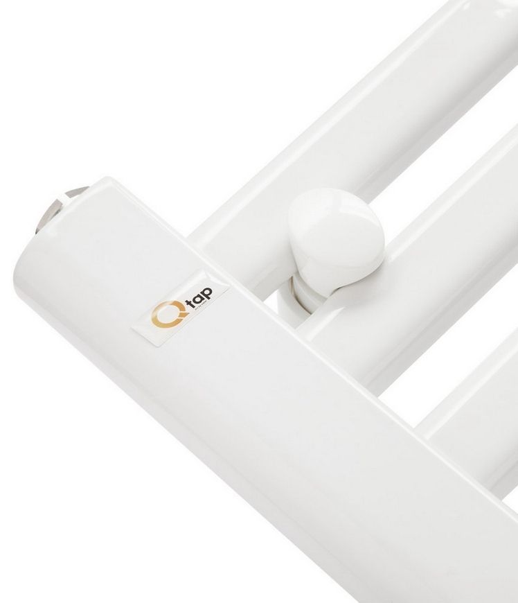 Полотенцесушитель водяной QTAP Dias (WHI) P15 800x500 HY белый - QTDIASWHIP15800500HY